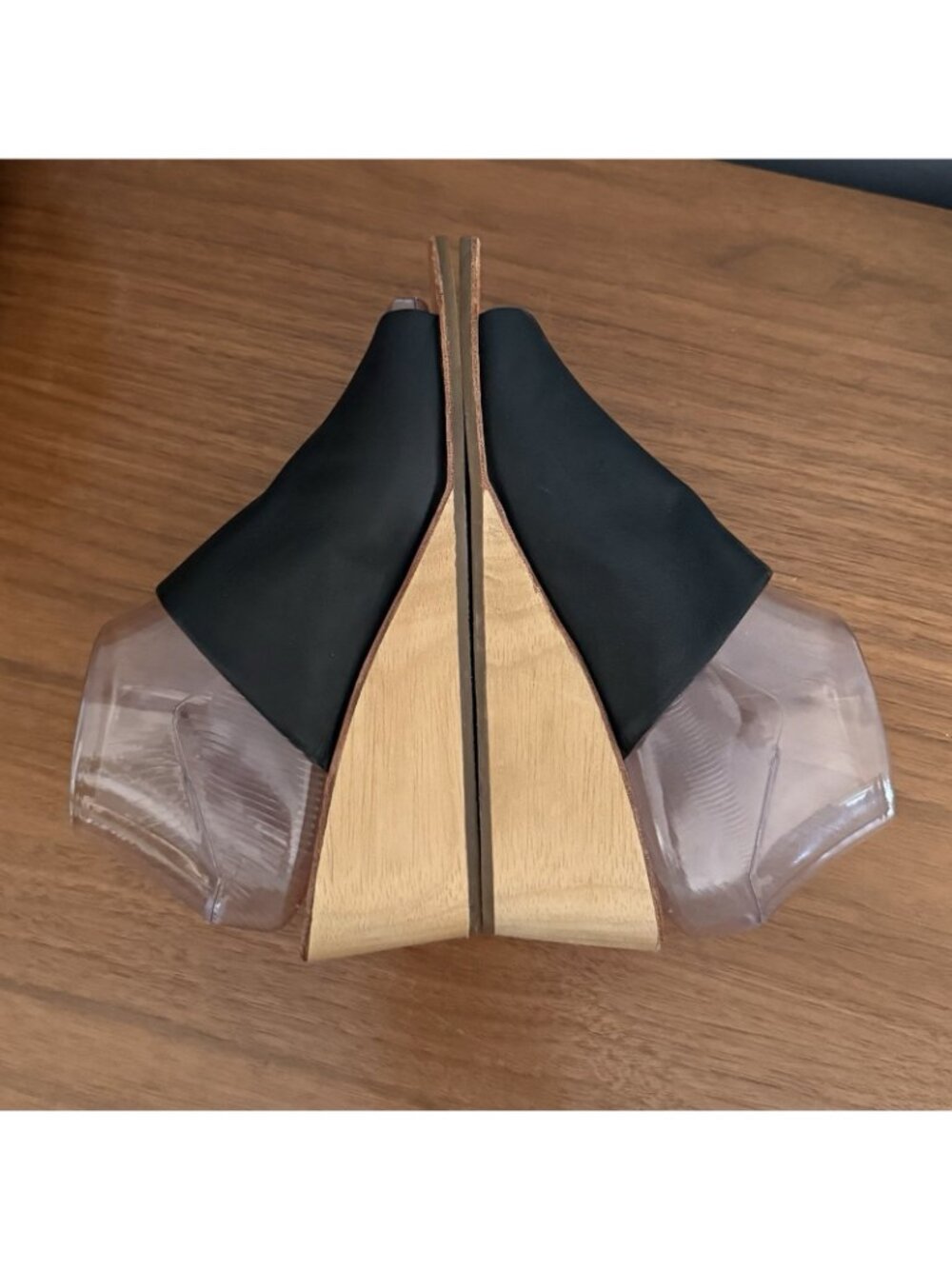Rachel Comey Lyell Leather Wedge Slide Sandals - Picture 4 of 10